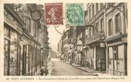 27 Eure / CPA FRANCE 27 "Pont Audemer, rue Gambetta et hôtel du Lion d'Or"