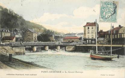 / CPA FRANCE 27 "Pont Audemer, le grand Barrage"