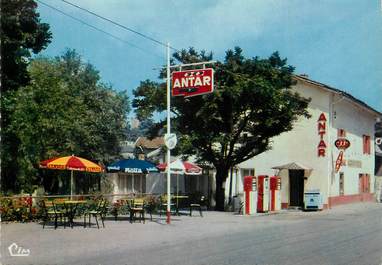 / CPSM FRANCE 01 "Sainte Euphemie, café, restaurant, Taxi Marcel Roybet"