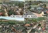 14 Calvado / CPSM FRANCE 14 "Crevecoeur en Auge, vue générale"
