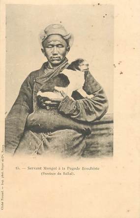    CPA   MONGOLIE "Servant Mongol"