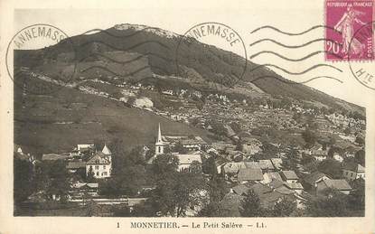 / CPA FRANCE 74 "Monnetier, le petit Salève"