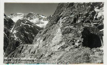 / CPSM FRANCE 73 " Route de l'Iseran, le tunnel"