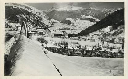 / CPSM FRANCE 73 "Bourg Saint Maurice en hiver et la vallée du petit Saint Bernard"