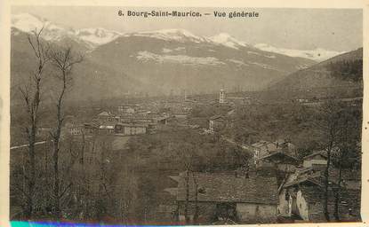 / CPSM FRANCE 73 " Bourg Saint Maurice, vue générale"