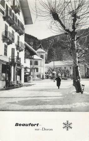 / CPSM FRANCE 73 "Beaufort sur Doron, l'entrée de la ville"