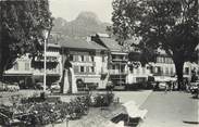 73 Savoie / CPSM FRANCE 73 "Moutiers, le square de la liberté et le monument de la résistance"