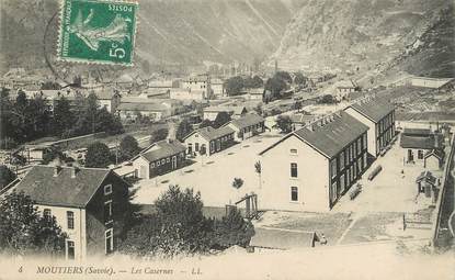 / CPA FRANCE 73 "Moutiers, les casernes"