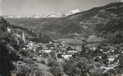 / CPSM FRANCE 73 "Aime, vue générale et le mont Pourri"