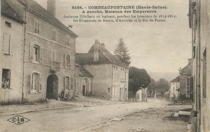 / CPA FRANCE 70 "Combeaufontaine, maisons des empereurs"