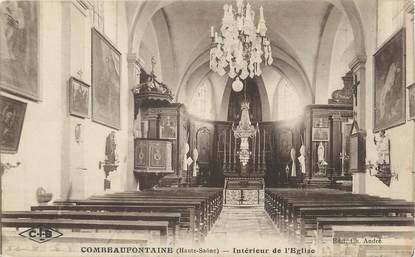 / CPA FRANCE 70 "Combeaufontaine, intérieur de l'église"