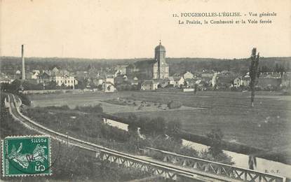 / CPA FRANCE 70 "Fougerolles l'église, vue générale"