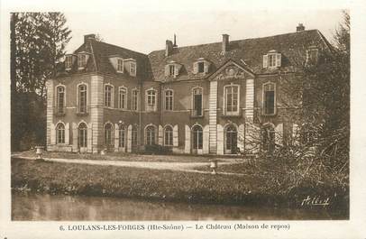 / CPA FRANCE 70 "Loulans Les Forges, le château"