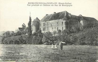 / CPA FRANCE 70 "Bourguignon les Conflans, vue générale et château du Duc de Bourgogne"