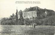 70 Haute SaÔne / CPA FRANCE 70 "Bourguignon les Conflans, vue générale et château du Duc de Bourgogne"