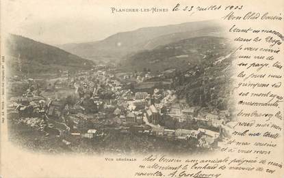 / CPA FRANCE 70 "Plancher les Mines, vue générale"