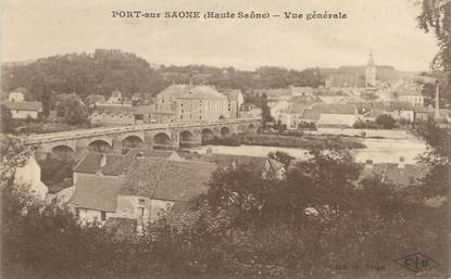 / CPA FRANCE 70 "Port sur Saone, vue générale"