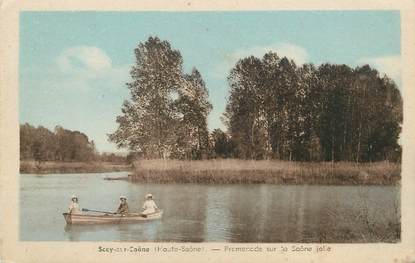 / CPA FRANCE 70 "Scey sur Saône, promenade sur la Saône jolie"