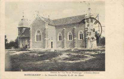 / CPA FRANCE 70 "Ronchamp, la nouvelle chapelle Notre Dame du Haut"