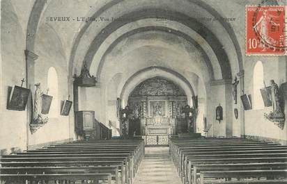 / CPA FRANCE 70 "Seveux, l'église, vue intérieure"