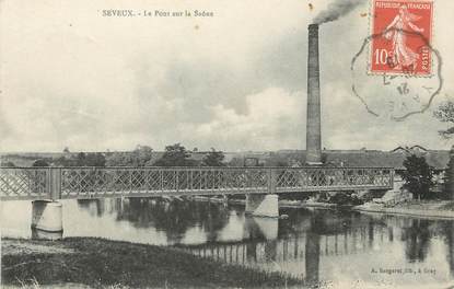 / CPA FRANCE 70 "Seveux, le pont sur la Saöne"