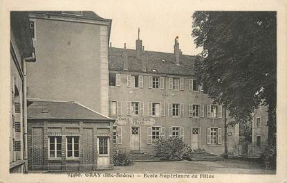 / CPA FRANCE 70 "Gray, école supérieure de filles"