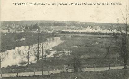 / CPA FRANCE 70 "Faverney, vue générale"