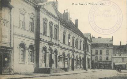 / CPA FRANCE 70 "Lure, hôtel de ville"