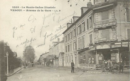 / CPA FRANCE 70 "Vesoul, avenue de la gare"