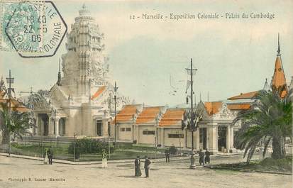 CPA FRANCE 13 "Marseille, exposition coloniale, Palais du Cambodge"