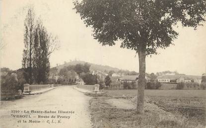 / CPA FRANCE 70 "Vesoul, route de Frotey et la motte"