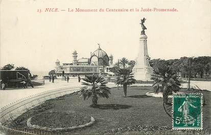 CPA FRANCE 06 "Nice, le monument du centenaire et la Jetée"