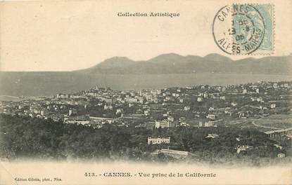 CPA  "Cannes, vue prise de la Californie"