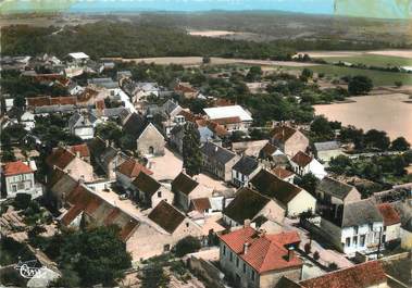 / CPSM FRANCE 77 "Sognolles en Montois, vue générale aérienne"