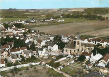 / CPSM FRANCE 77 "Varreddes, vue générale aérienne"