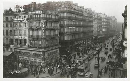 / CPSM FRANCE 13 "Marseille, la canebière" / TRAMWAY