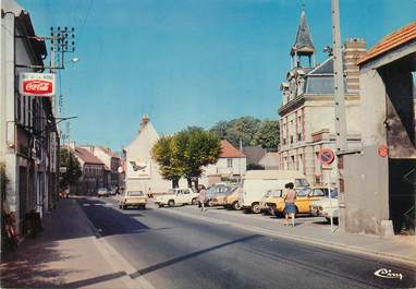 / CPSM FRANCE 78  "Rosny sur Seine, rue Nationale"