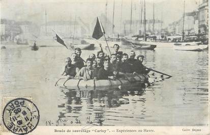 / CPA FRANCE 76 "Le Havre, bouée de Sauvetage Carley"