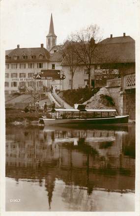 CPSM FRANCE 25 "Lac ou Villers, Embarcadère de l'Hotel de France"