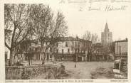 34 Herault / CPA FRANCE 34 "Lunel, entrée du cours Valatoura et de la place de la République"