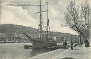 34 Herault / CPA FRANCE 34 "Cette, le Mont Saint Clair" / BATEAU