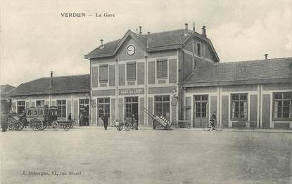 / CPA FRANCE 55 "Verdun, la gare"