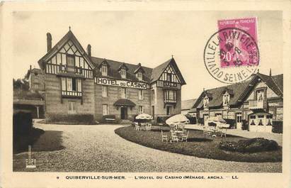 / CPA FRANCE 76 "Quiberville sur Mer, l'hôtel du casino"