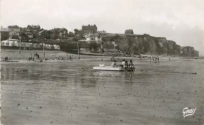 / CPSM FRANCE 76 "Quiberville, la plage"