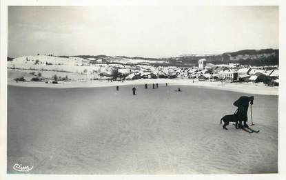 / CPSM FRANCE 01 "Le Poizat, vue générale, sports d'hiver" / SKI