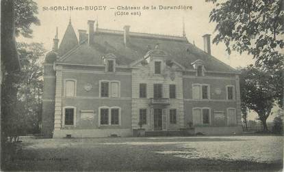 / CPA FRANCE 01 "Saint Sorlin en Bugey, château de la Durandière"