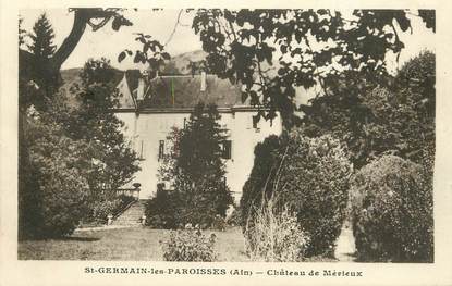 / CPA FRANCE 01 "Saint Germain les Paroisses, château de Mérieux"