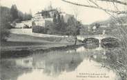 01 Ain / CPA FRANCE 01 "Neuville sur Ain, château vieux et le port"