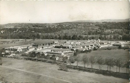 / CPSM FRANCE 01 "Neuville sur Ain, le camp de Thol"