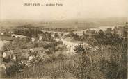 01 Ain / CPA FRANCE 01 "Pont d'Ain, les deux ponts"